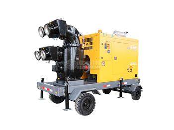 8寸防汛移动泵车