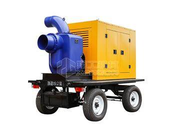 10寸防汛移动泵车