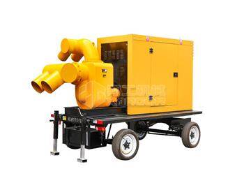 12寸防汛移动泵车